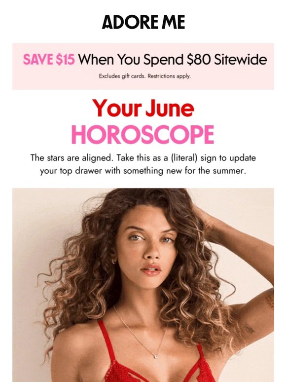 Your June Horoscope: Bras from $25 💫