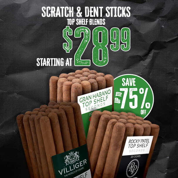 Scratch & Dent Sticks from $28.99