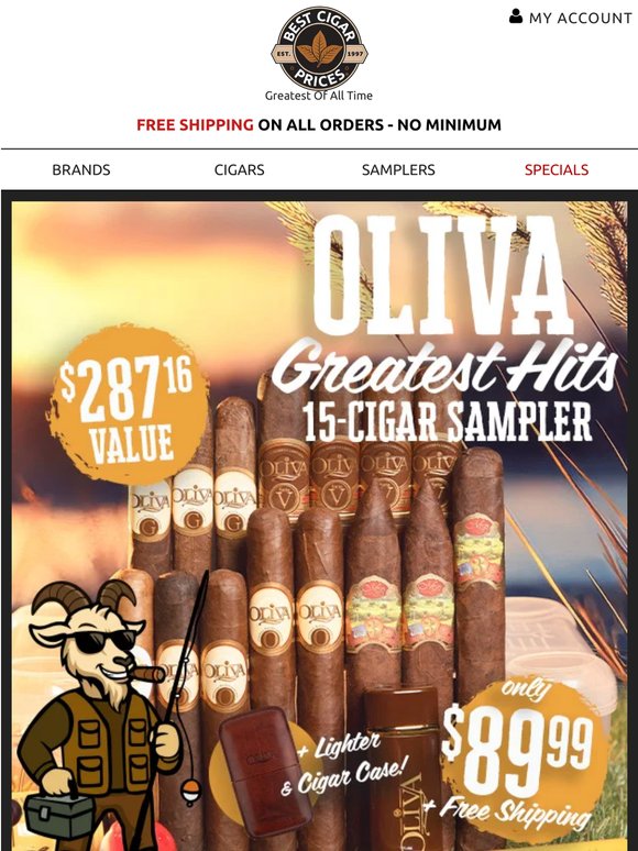 💿15 of Oliva’s Greatest Hits: $89.99