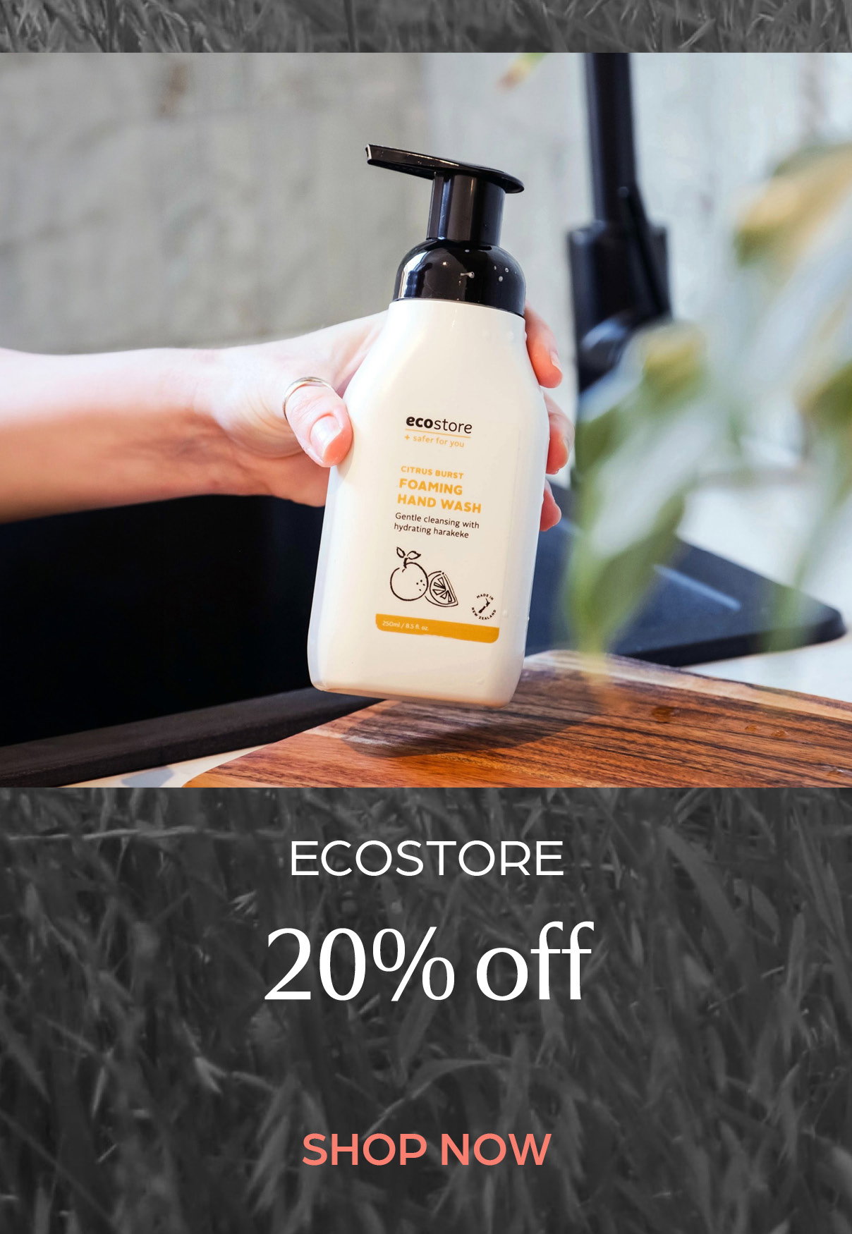 Save 20% off ecostore