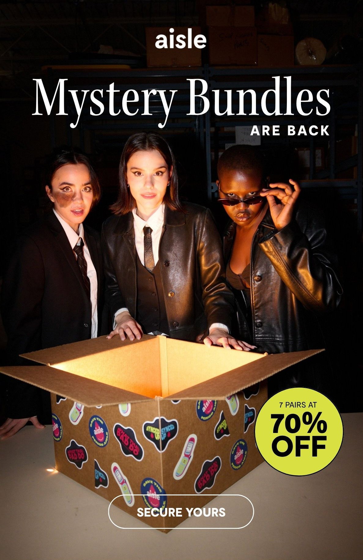 MYSTERY BUNDLES ARE BACK | 7 PAIRS OF UNDERWEAR FOR 70% OFF