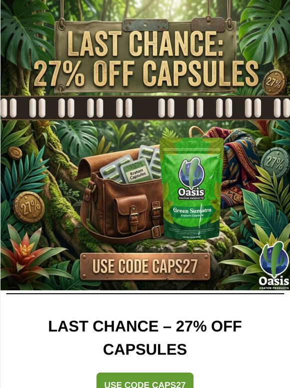 Last Chance: Capsule Sale Ends At Midnight