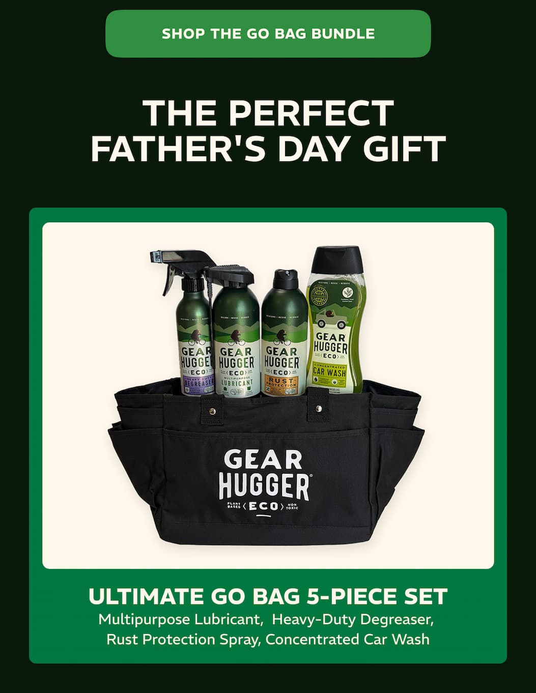 Ultimate go bag 5-piece set