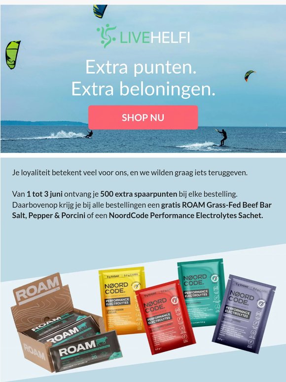Verdien deze week 500 extra spaarpunten