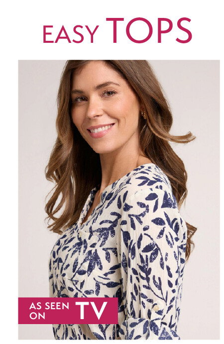 Cotton Notch Neck Printed Blouse