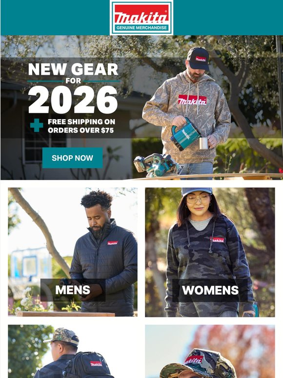 See The New Makita Gear Site!