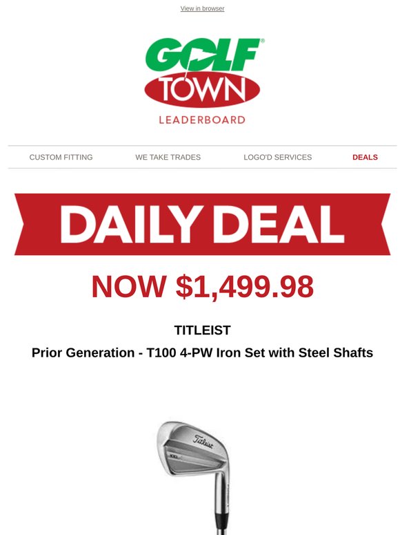 Today's Daily Deal from Golf Town!