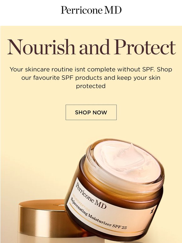 Beauty that protects and nourishes..