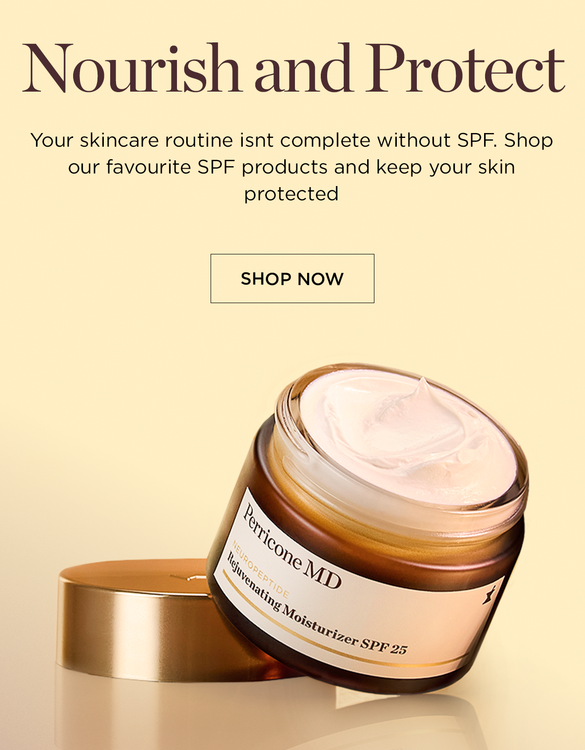 nourish and protect with spf 