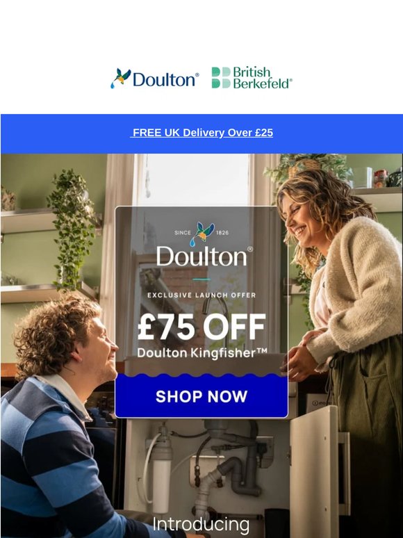 💧 NEW: Doulton Kingfisher | Save £75