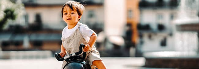 Su primera push bike