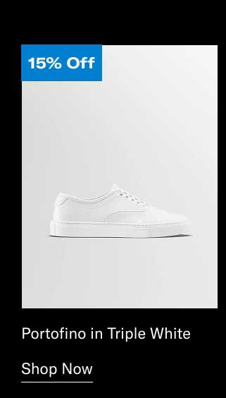 Portofino in Triple White | 15% OFF | [Shop Now]