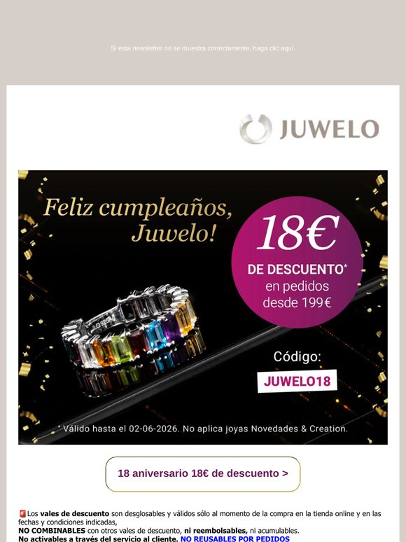 💛-18€ por aniversrio de JUWELO