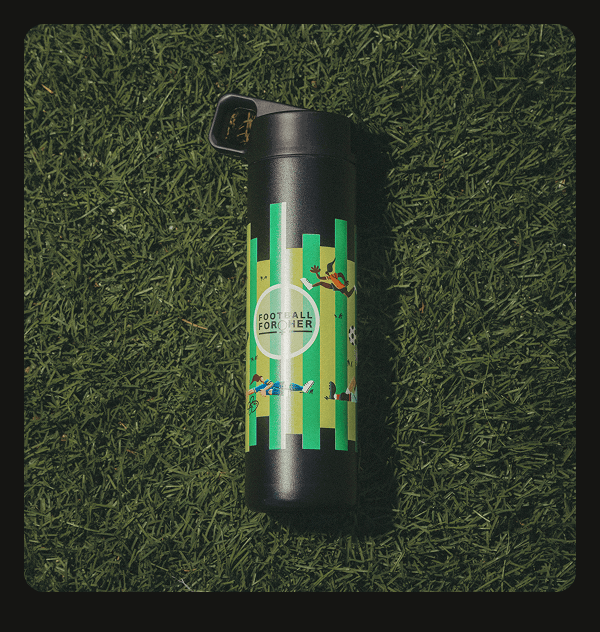 Lauren Barnes x MiiR Football for Her Straw Bottle