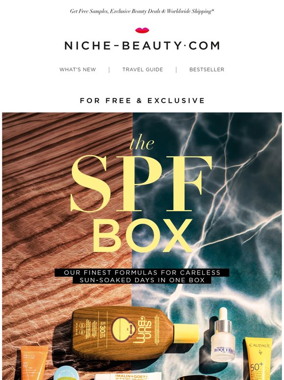 Bam! Our Free SPF Box is Here!