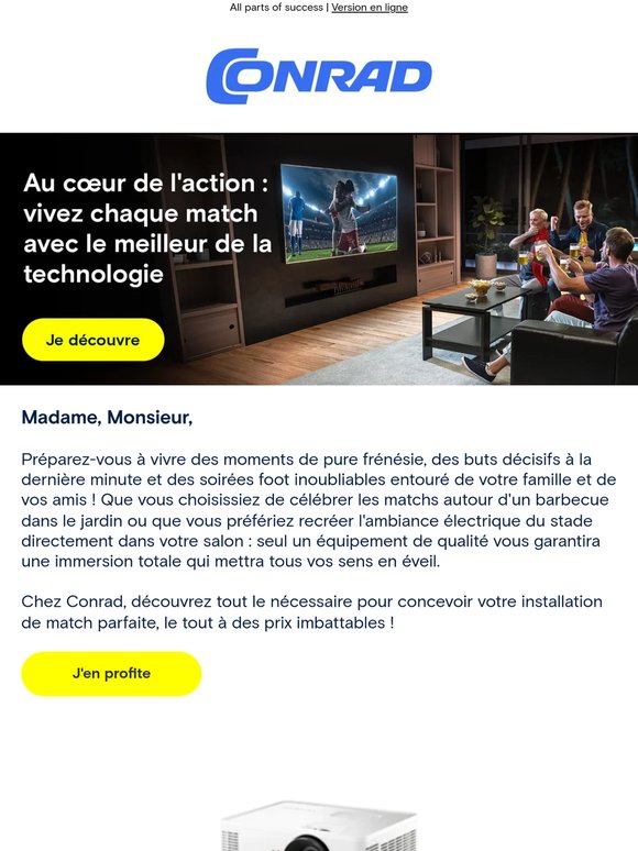 ⚽ Coupe du Monde 2026 : Prêt pour le coup d’envoi ? Créez la fan zone parfaite chez vous.