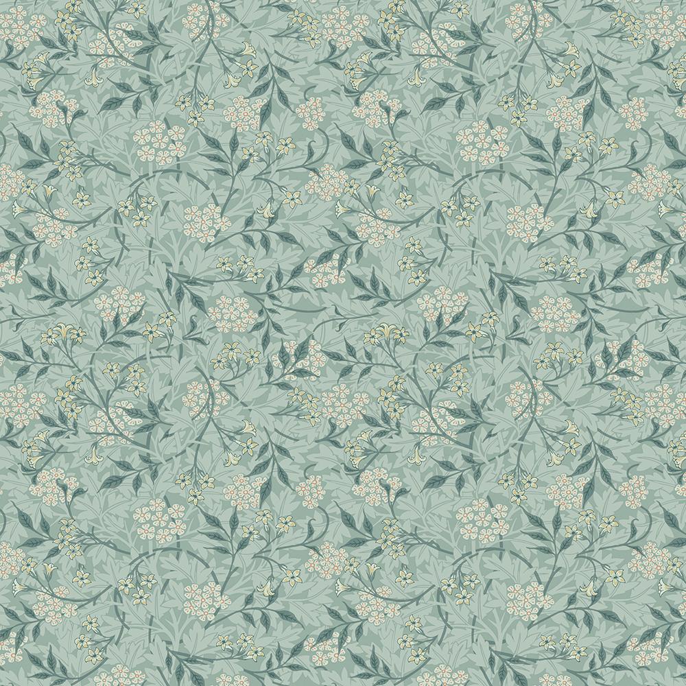 Image of FreeSpirit - The Original Morris & Co. - Jasmine - Aqua - Yardage