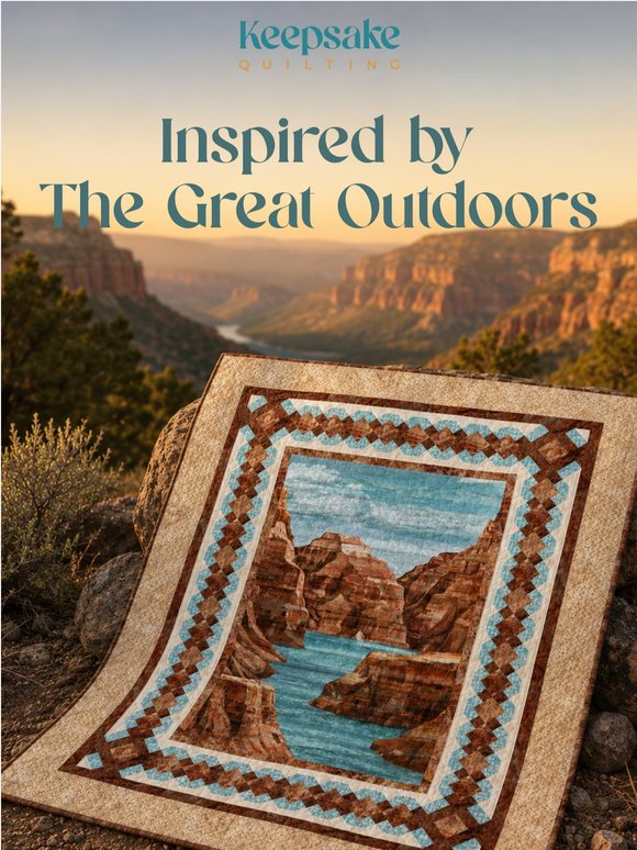 From the Great Outdoors, to Your Sewing Room🌲🦌