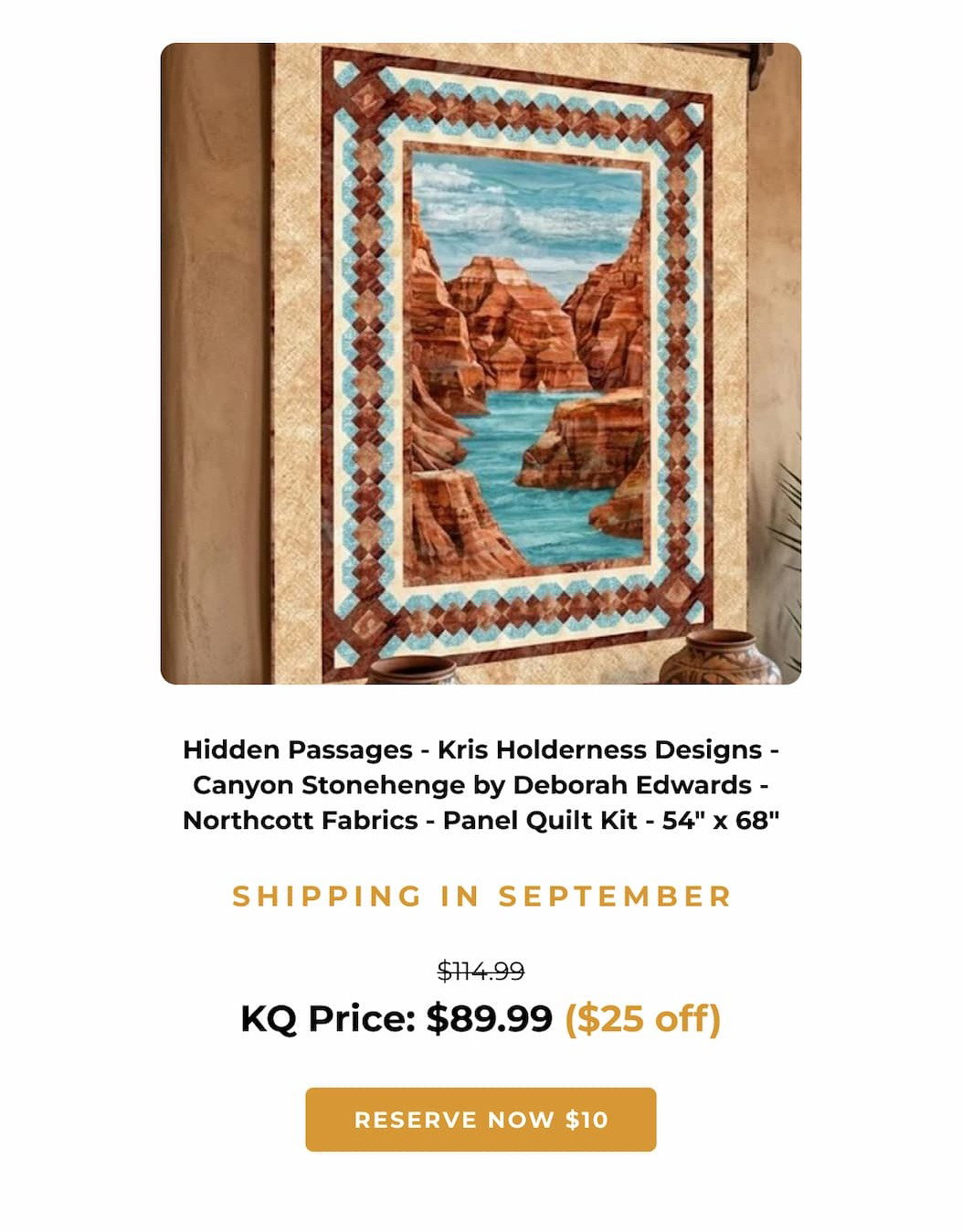 Hidden Passages Quilt Kit