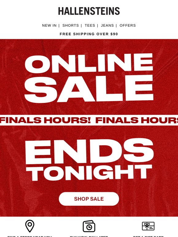 Final Hours Of Sale ‼️