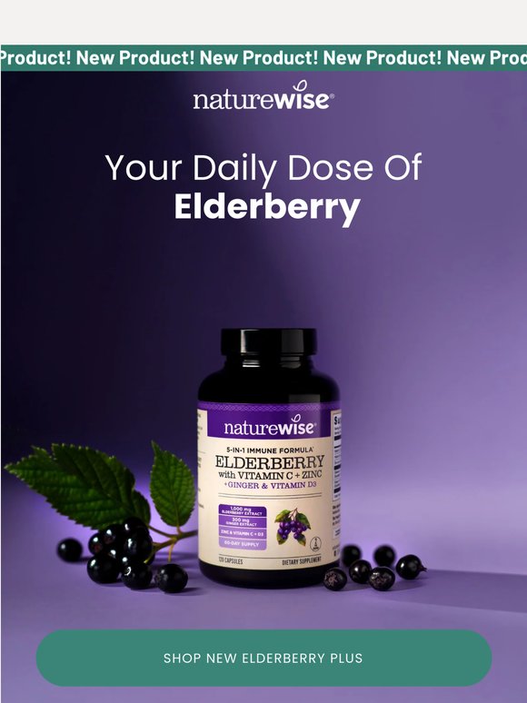 Elderberry Plus for Everyday Immune Support* ✨