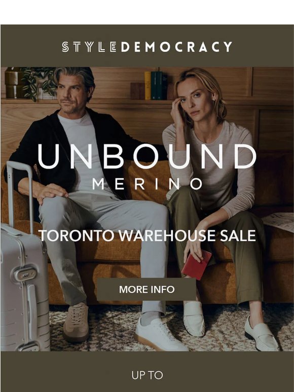 The Unbound Merino Warehouse Sale: Save the Date