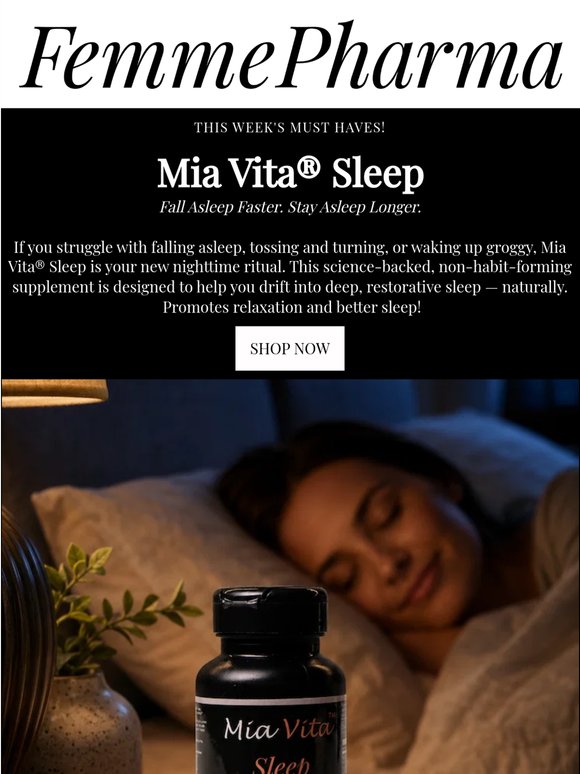 Fall asleep easier, wake up sharper