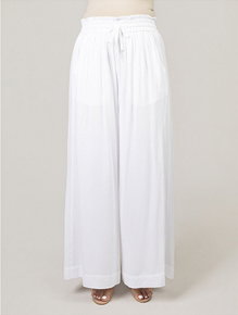 Flowy Wide Leg Pants with Pockets