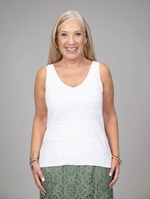 Sleeveless V-Neck Sweater