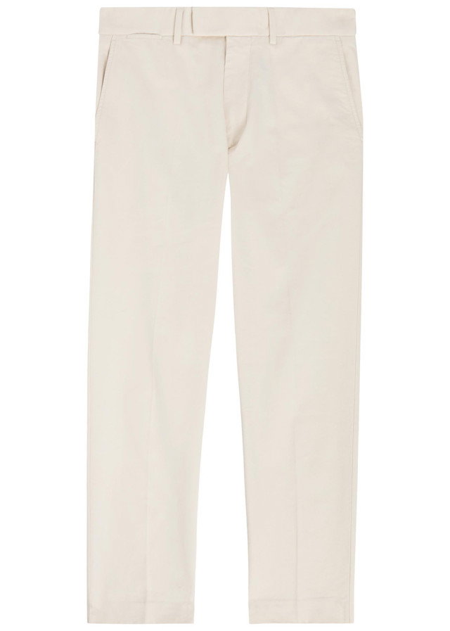TOM FORD Tapered-leg cotton trousers
