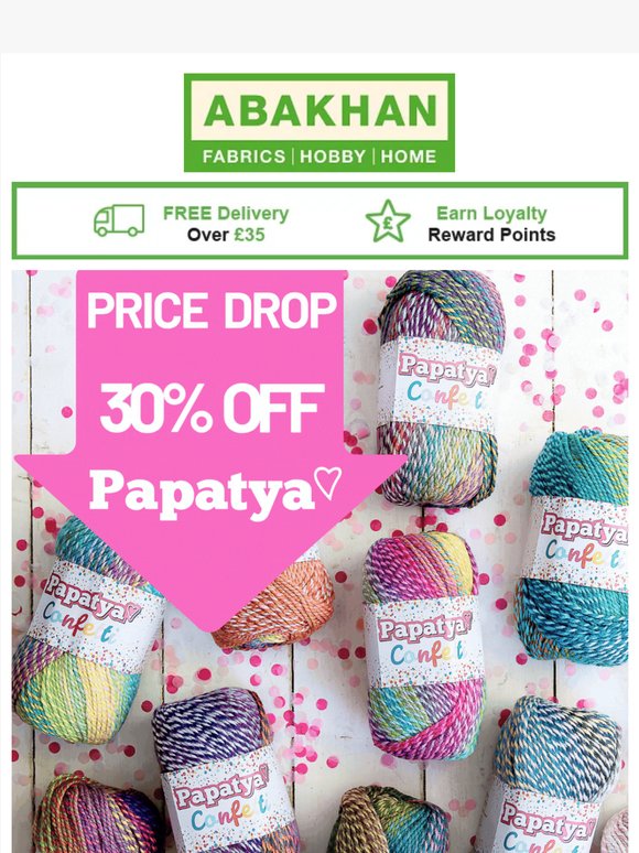 Save 30% Off All Papatya Yarns Online