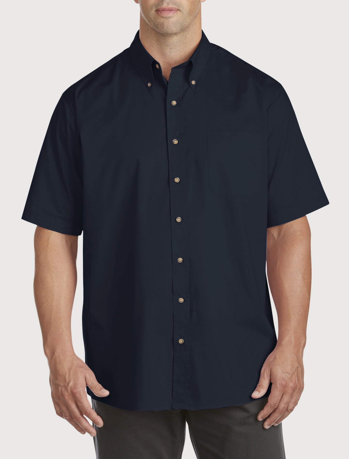 Easy-Care Solid Sport Shirt