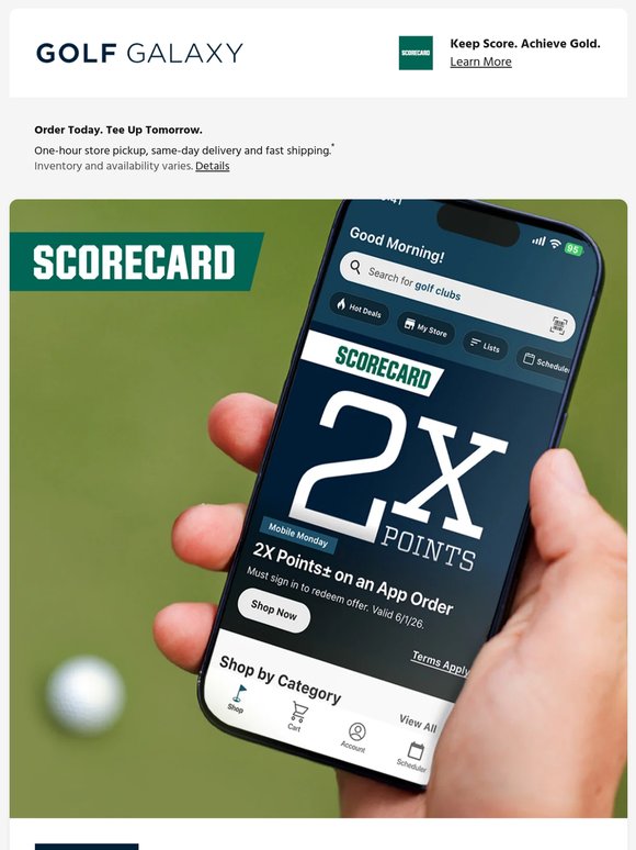 Don’t miss 2X Points on your app purchase! 📲 🎉