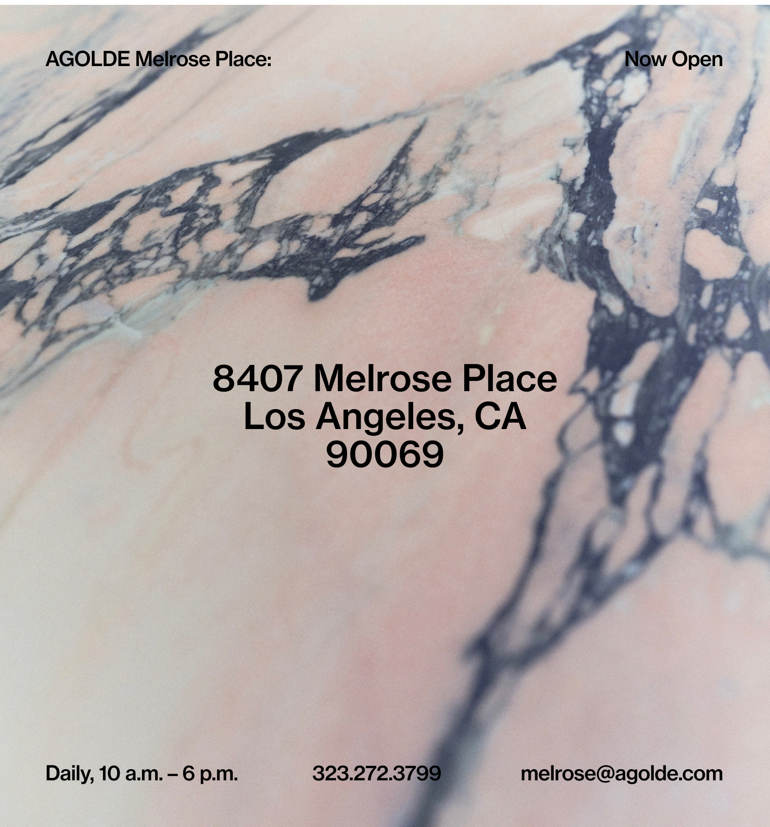 AGOLDE Melrose Place: Now Open