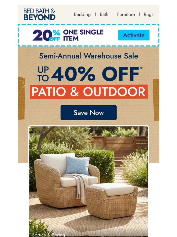 Patio season starts with savings