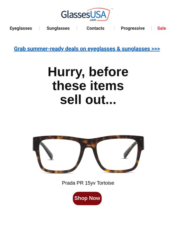 The frames you liked are selling fast!