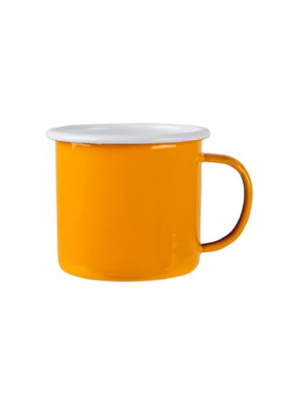 375ml Coloured Enamel Mugs - Pack of Six