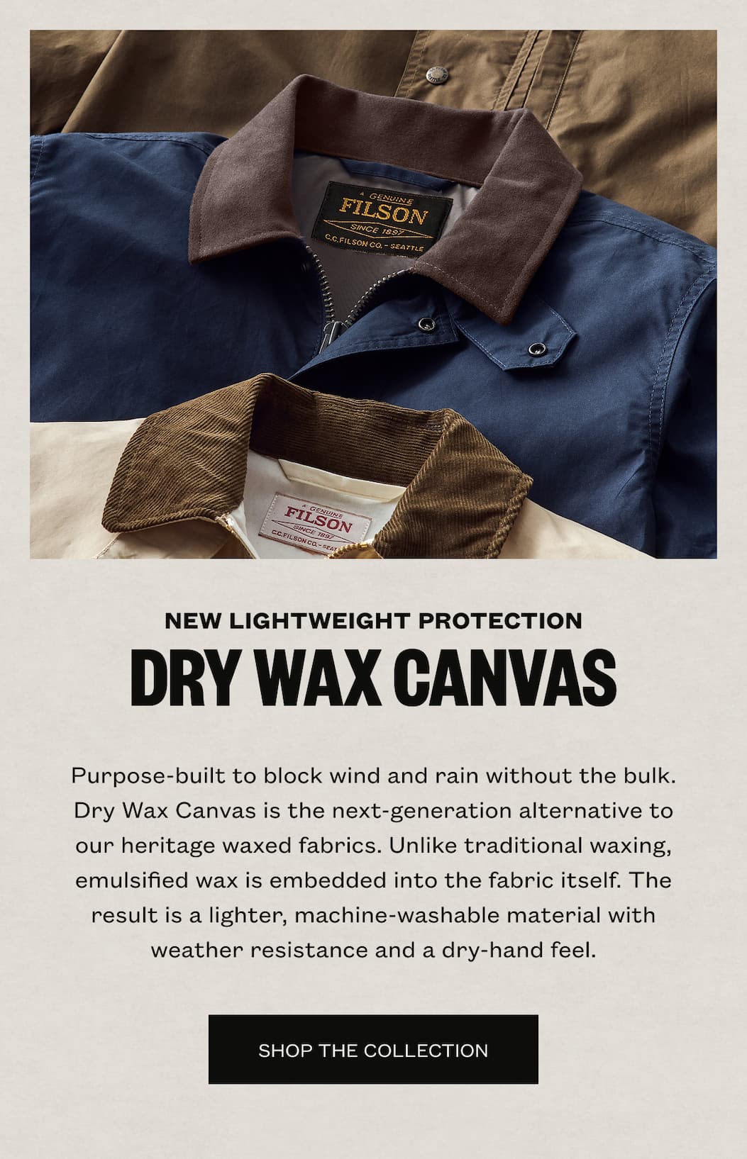 Dry Wax Canvas 