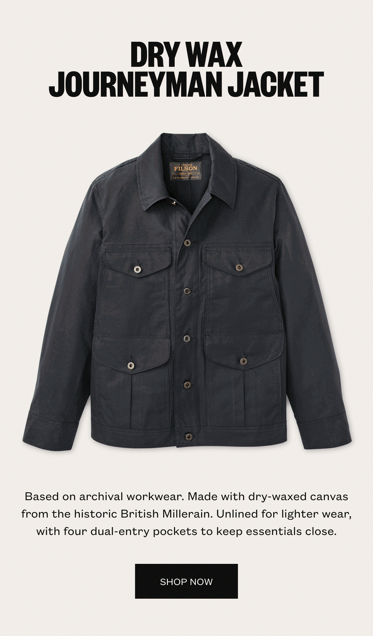 Dry Wax Journeyman Jacket