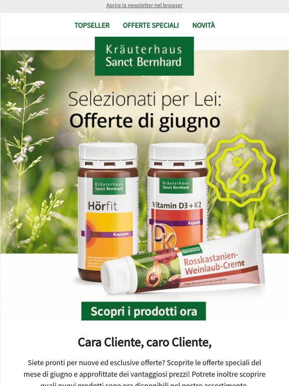 Offerte di giugno