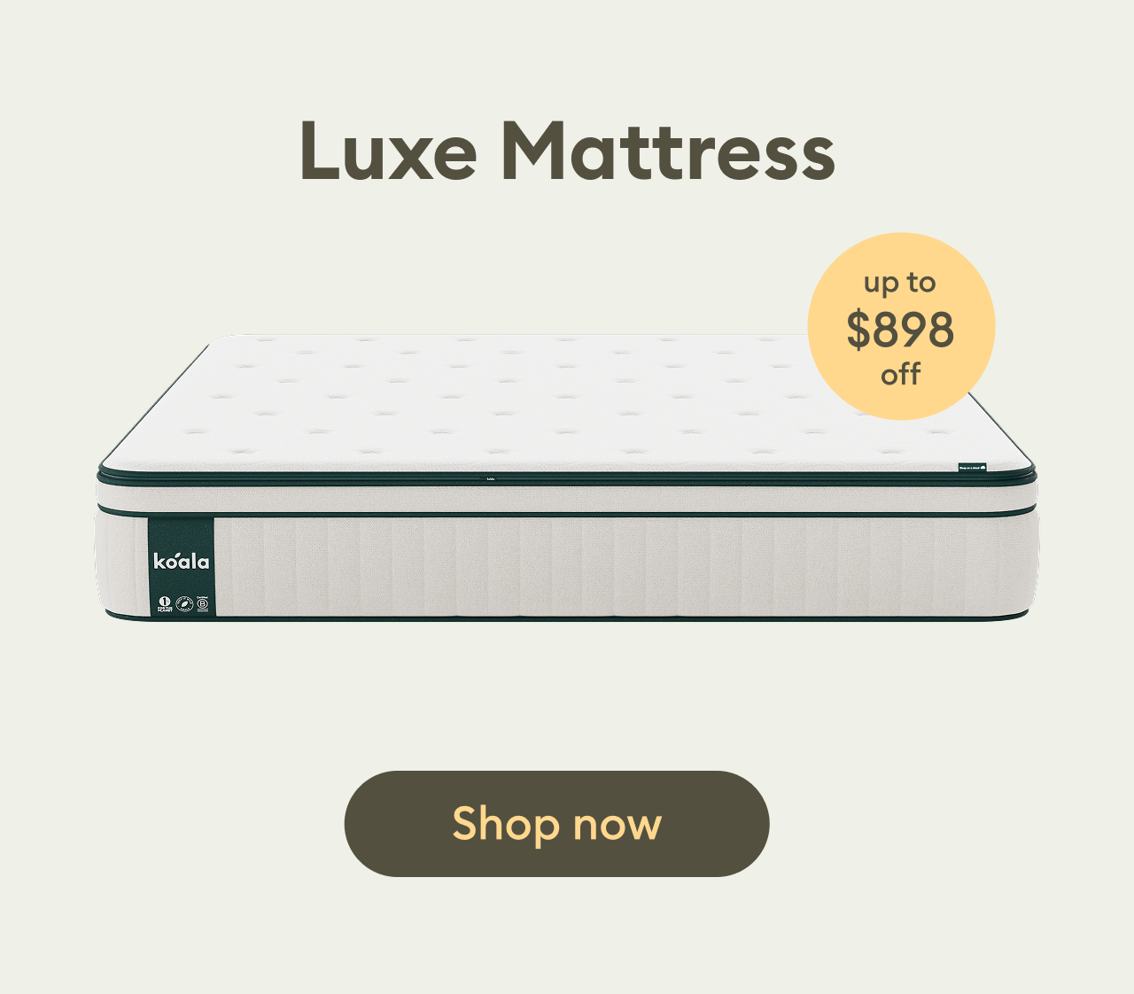 Koala Luxe Mattress on sale - up to $898 off.