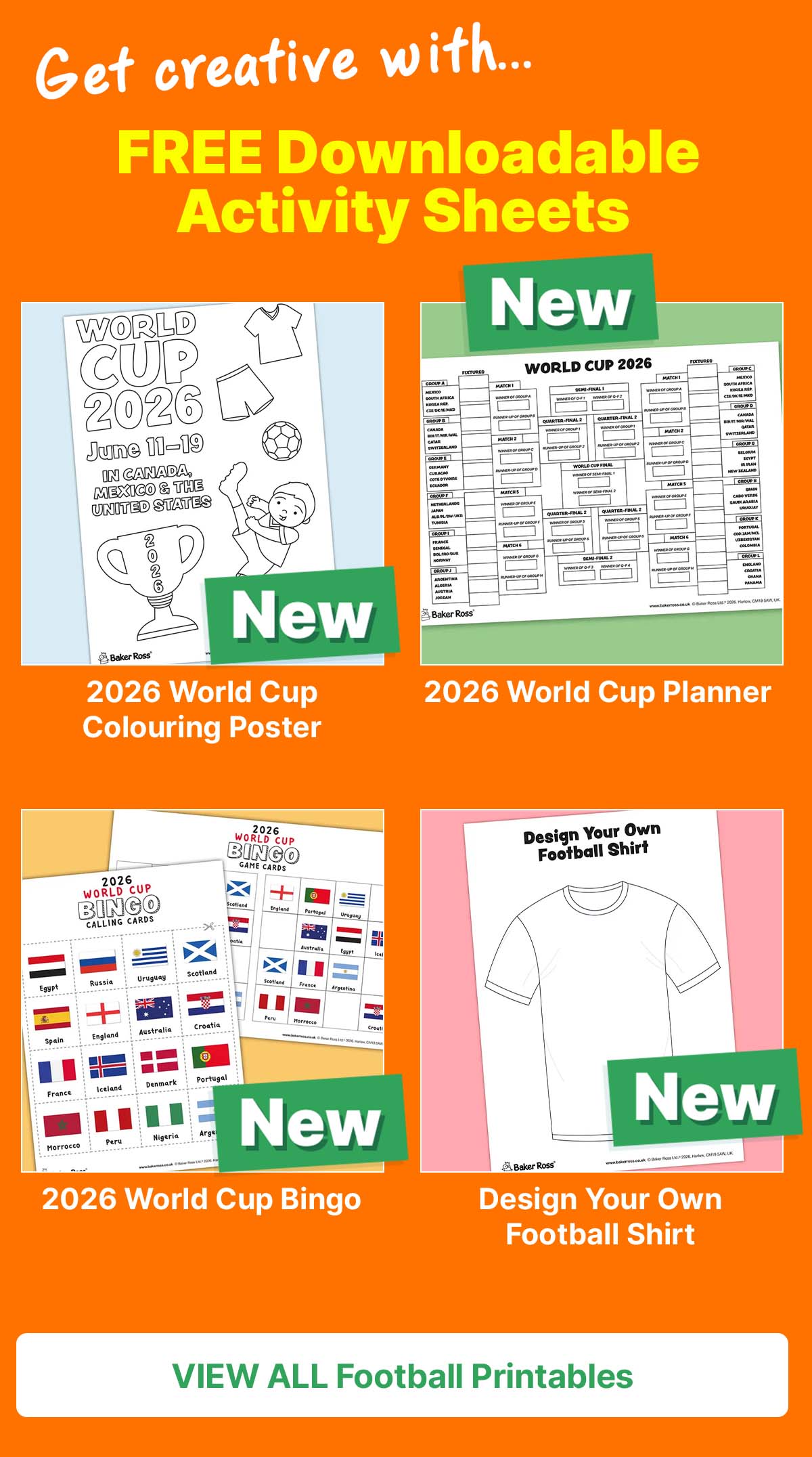Football & Sports Printables