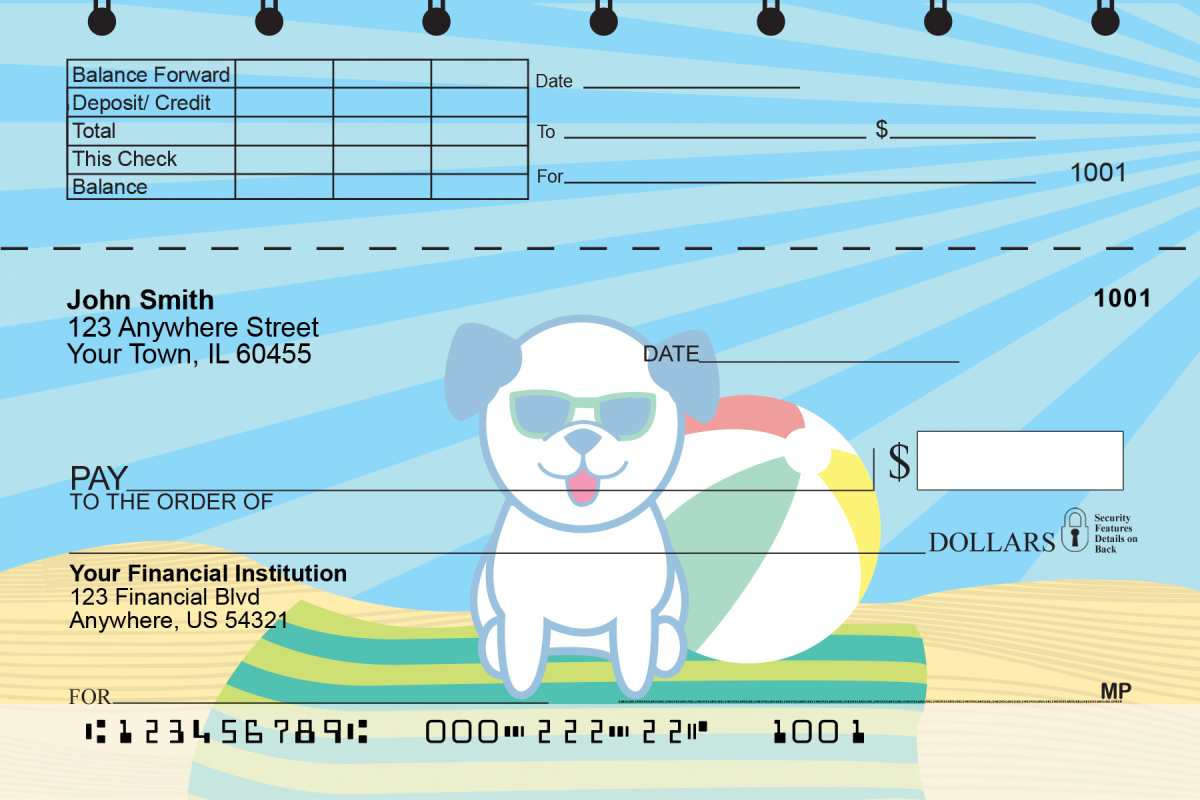Image of Dog Days of Summer Top Stub Checks