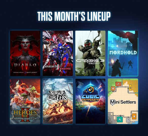 This month's lineup!
