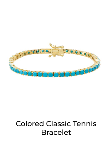Colored Classic Tennis Bracelet