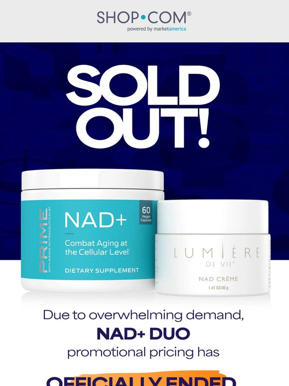 NAD+ Duo Deal Ended! Catch the others in time! 😮