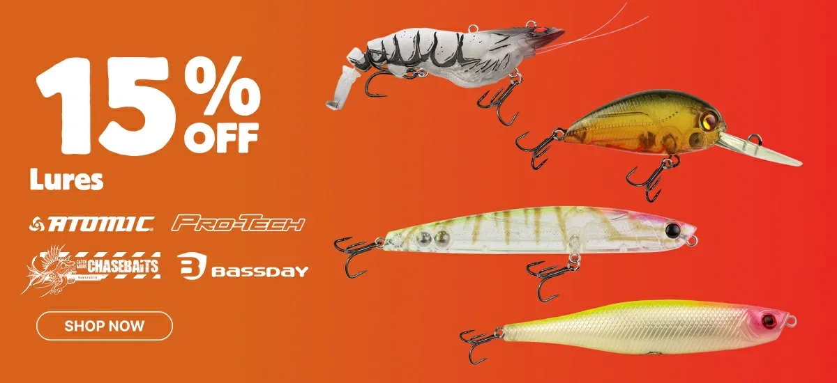 15% off Lures