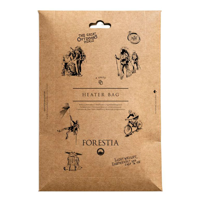Comida Liofilizada Forestia Pack 4 Bolsas Calentadoras