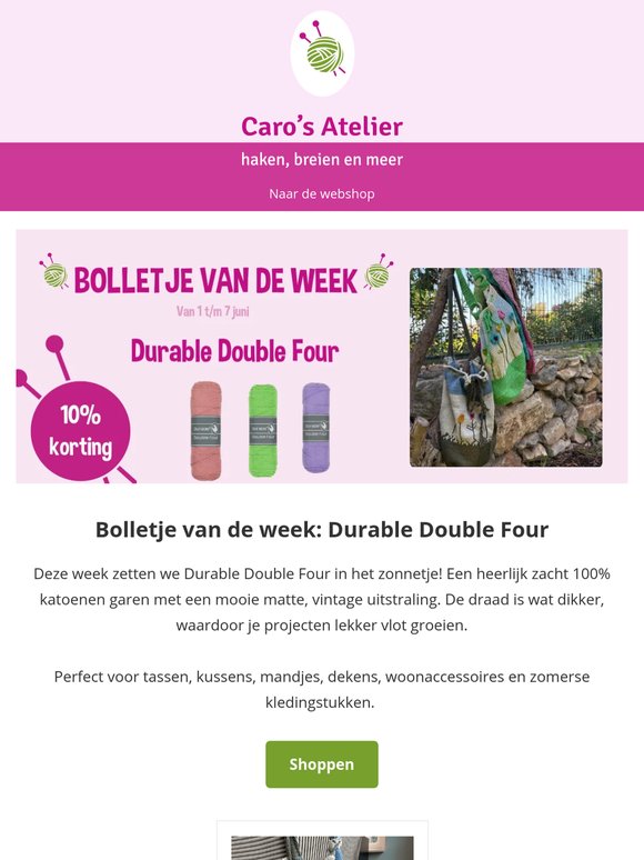 Bolletje van de week: Durable Double Four