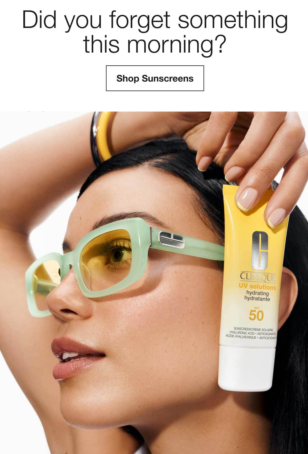 Did you forget something this morning? | Shop Sunscreens
